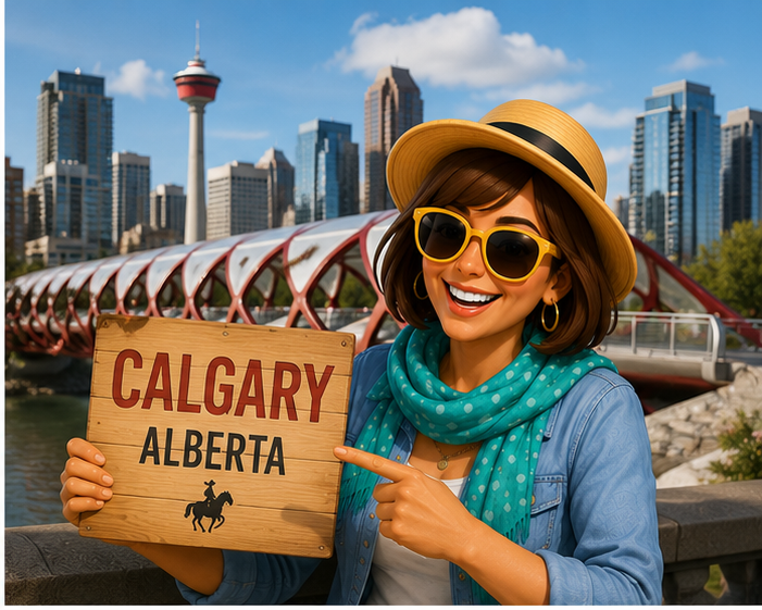 Aunt Tia in Calgary