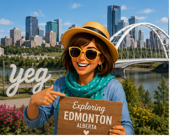 Aunt Tia in Edmonton
